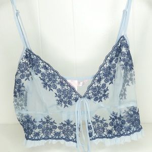 VICTORIA’S SECRET CROP TOP IN BLUE